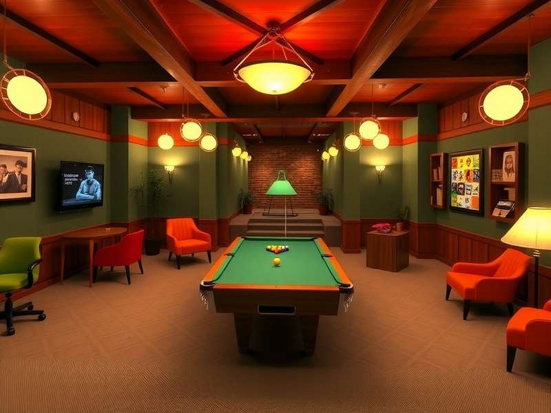 First-person perspective of a VR player reaching for a glowing golden hat on a hidden ledge