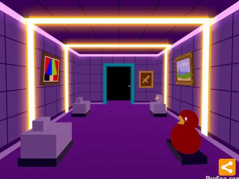 Vibrant virtual reality social space with avatars interacting