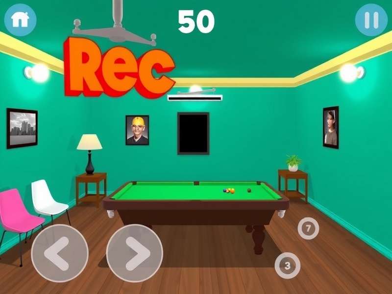 Rec Room mobile gameplay on a smartphone screen