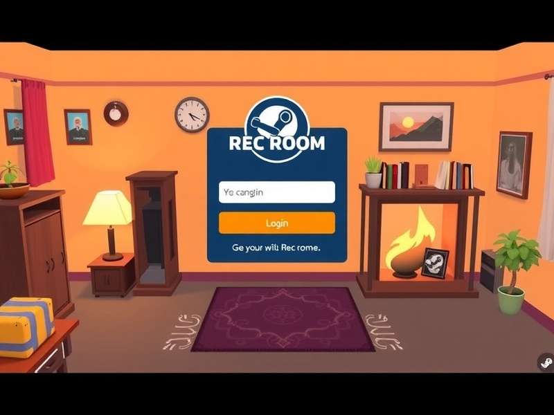 Rec Room Steam Community Hub showing active discussions and guides