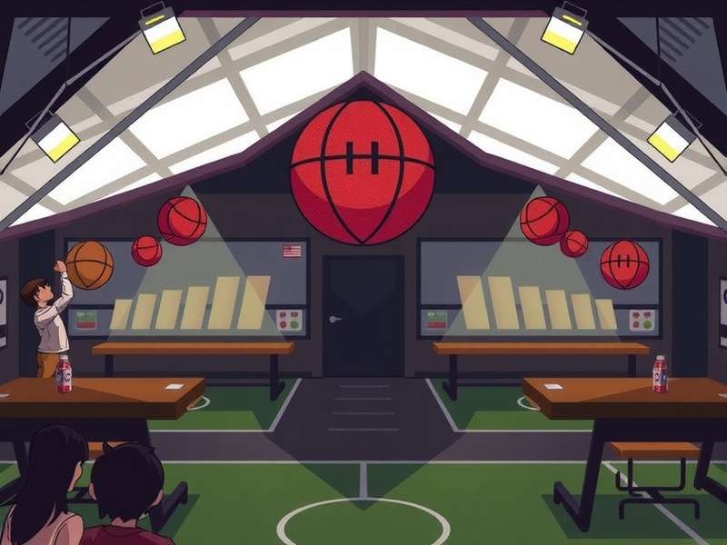 Virtual reality social hub showing diverse avatars interacting