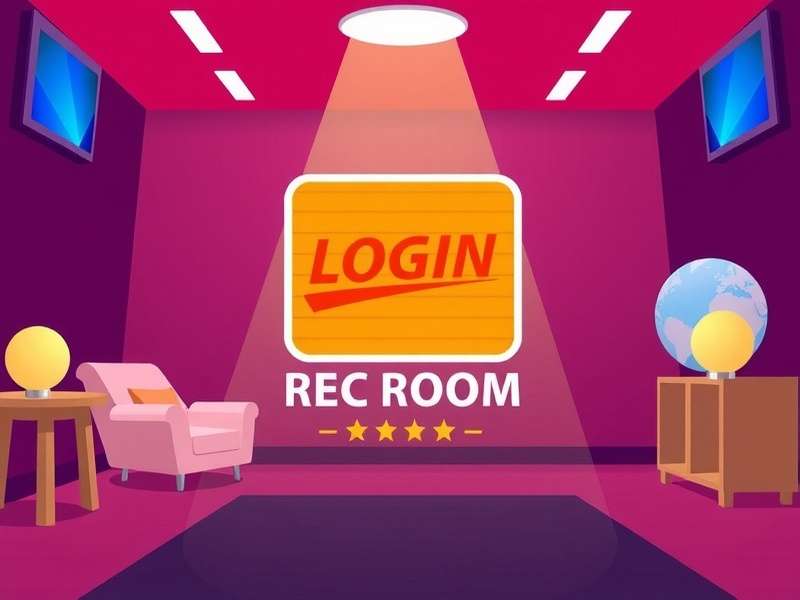Deconstructed analysis of the Rec Room login background visual elements