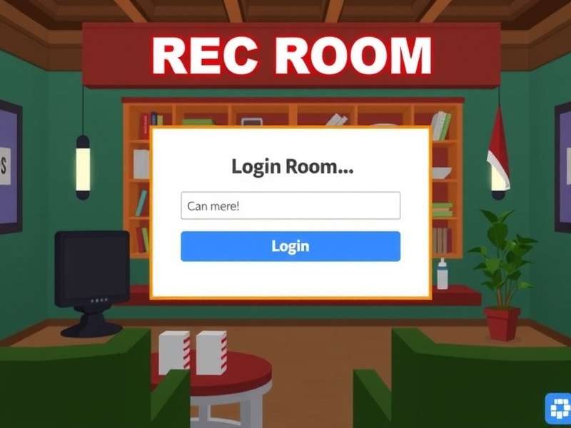 A person wearing a VR headset experiencing Rec Room in 2025