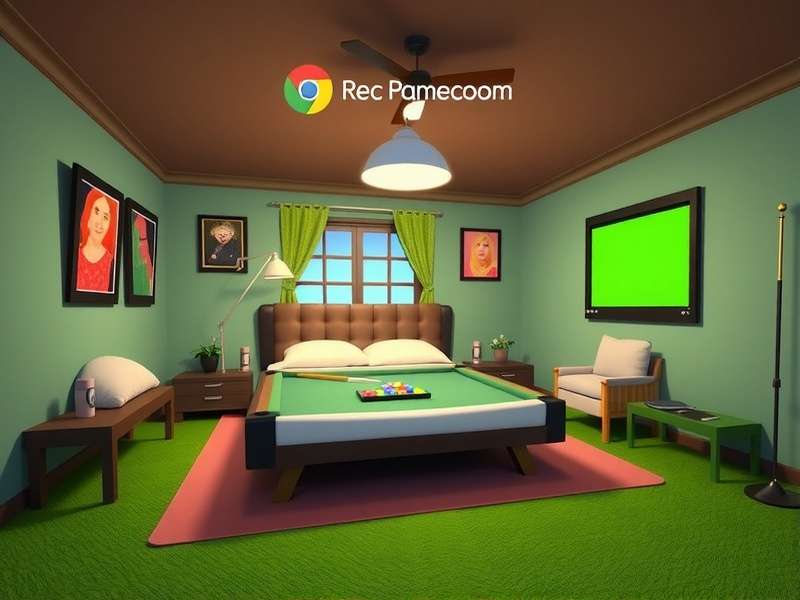 Modern Chromebook running a game on its screen