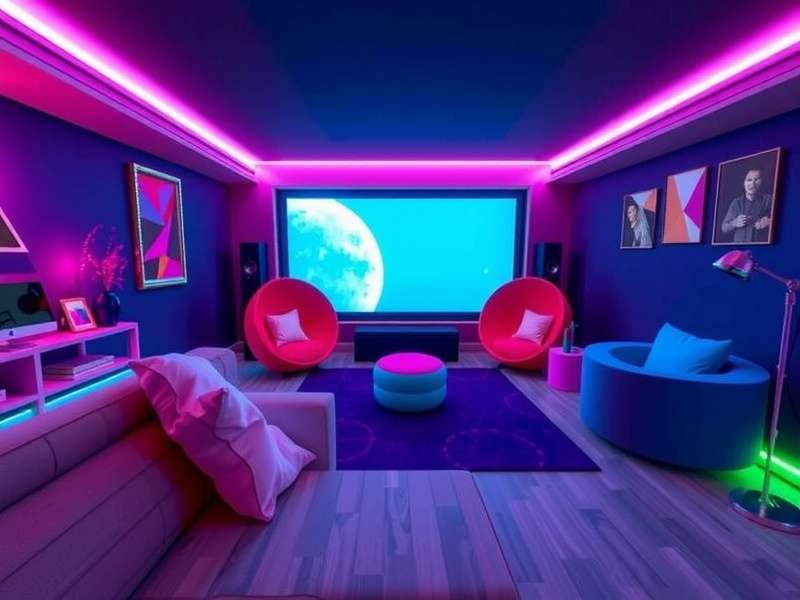 Multiple players enjoying various activities in Rec Room VR, including paintball and socializing in a custom room.