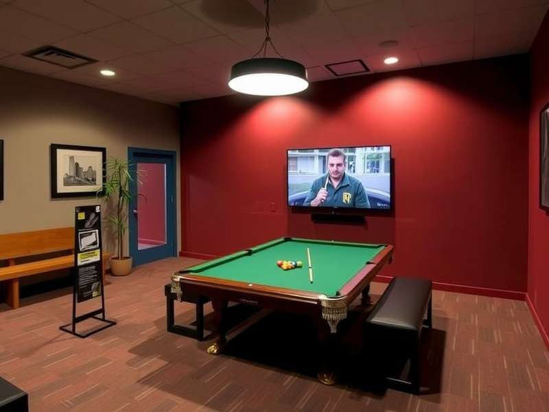 Vibrant gaming arena at Rec Room Toronto with arcade machines and lights