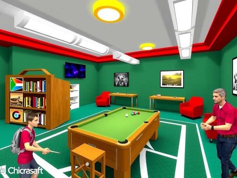 Rec Room gameplay on PC via Microsoft Store showing vibrant social VR environment