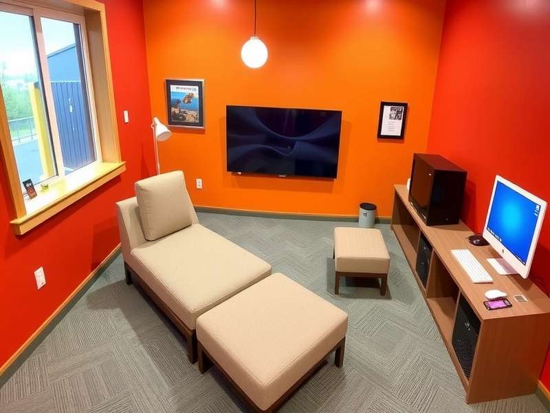 Rec Room players engaged in a cooperative quest in a sci-fi environment