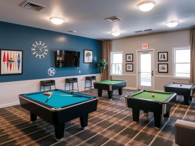 A group of diverse Rec Room avatars collaborating on a large digital mural in a forest setting