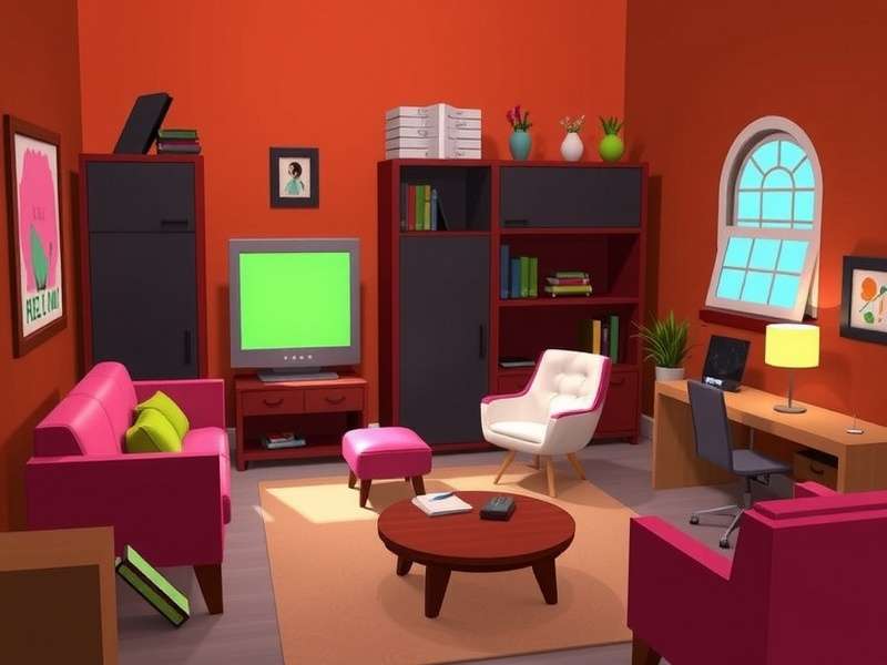 A person wearing a VR headset and using motion controllers, representing Rec Room gameplay