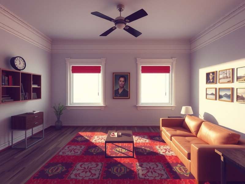 A vibrant virtual world creation scene showing abstract shapes and colors, representing Rec Room's Open Room creativity