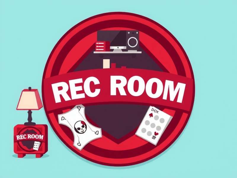 Evolution of the Rec Room logo from 2016 to present