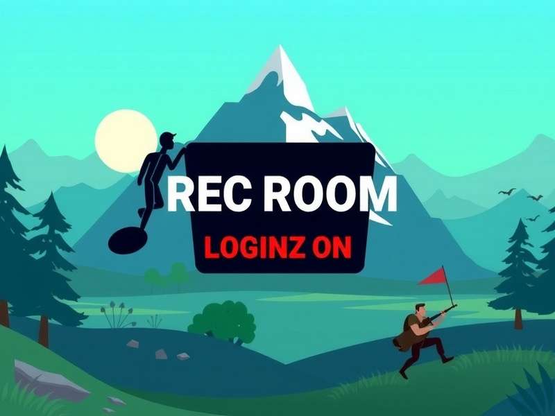 Rec Room virtual environment showcasing login screen