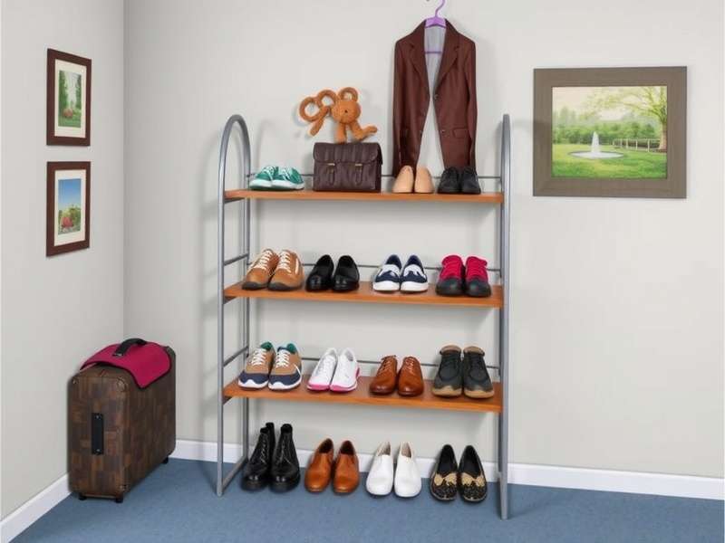 A vibrant collection of Room Rack Shoes in Rec Room