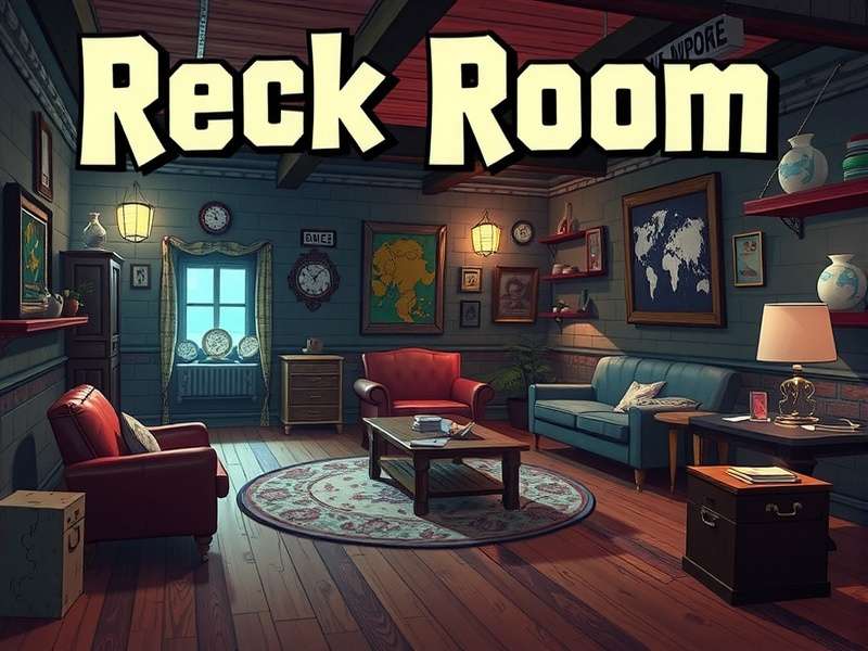Rec Room social hub with players interacting in a vibrant virtual space