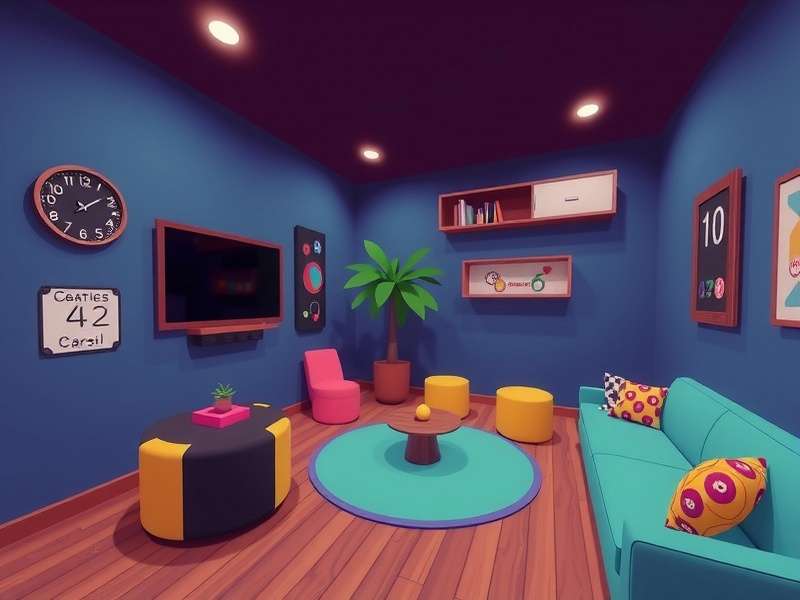 Rec Room cool games montage showing Paintball, Golden Trophy and custom rooms