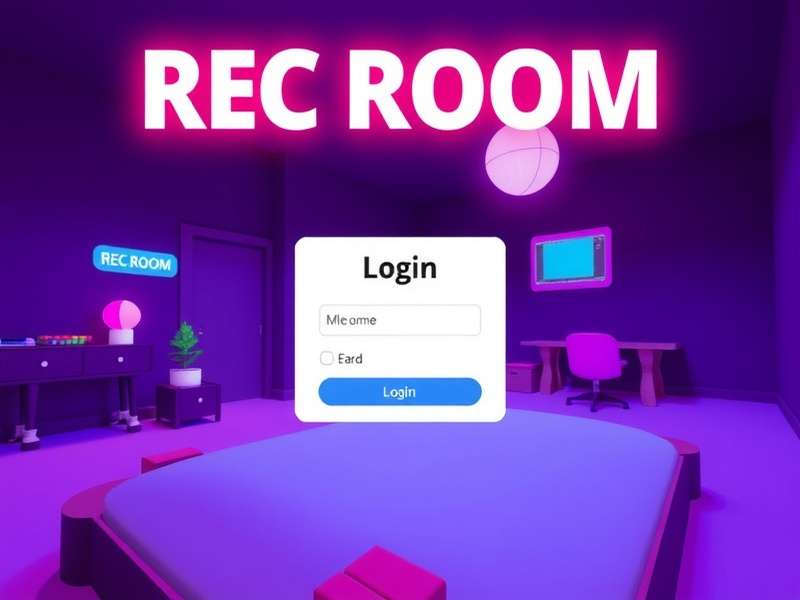 Rec Room login failed error screen on mobile and desktop with troubleshooting guide overlay