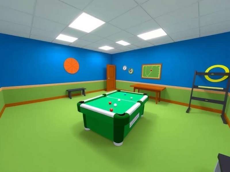 Rec Room Studio creative workspace with vibrant 3D building tools and community creations