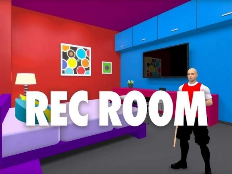 Rec Room 2017 social VR experience with players in a virtual lobby